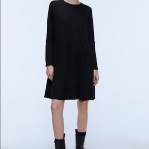 NWT Zara Soft feel Long Sleeve Dress